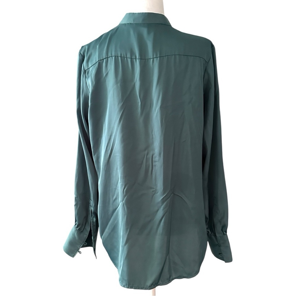 Prologue Green Blouse Top medium - Picture 5 of 6